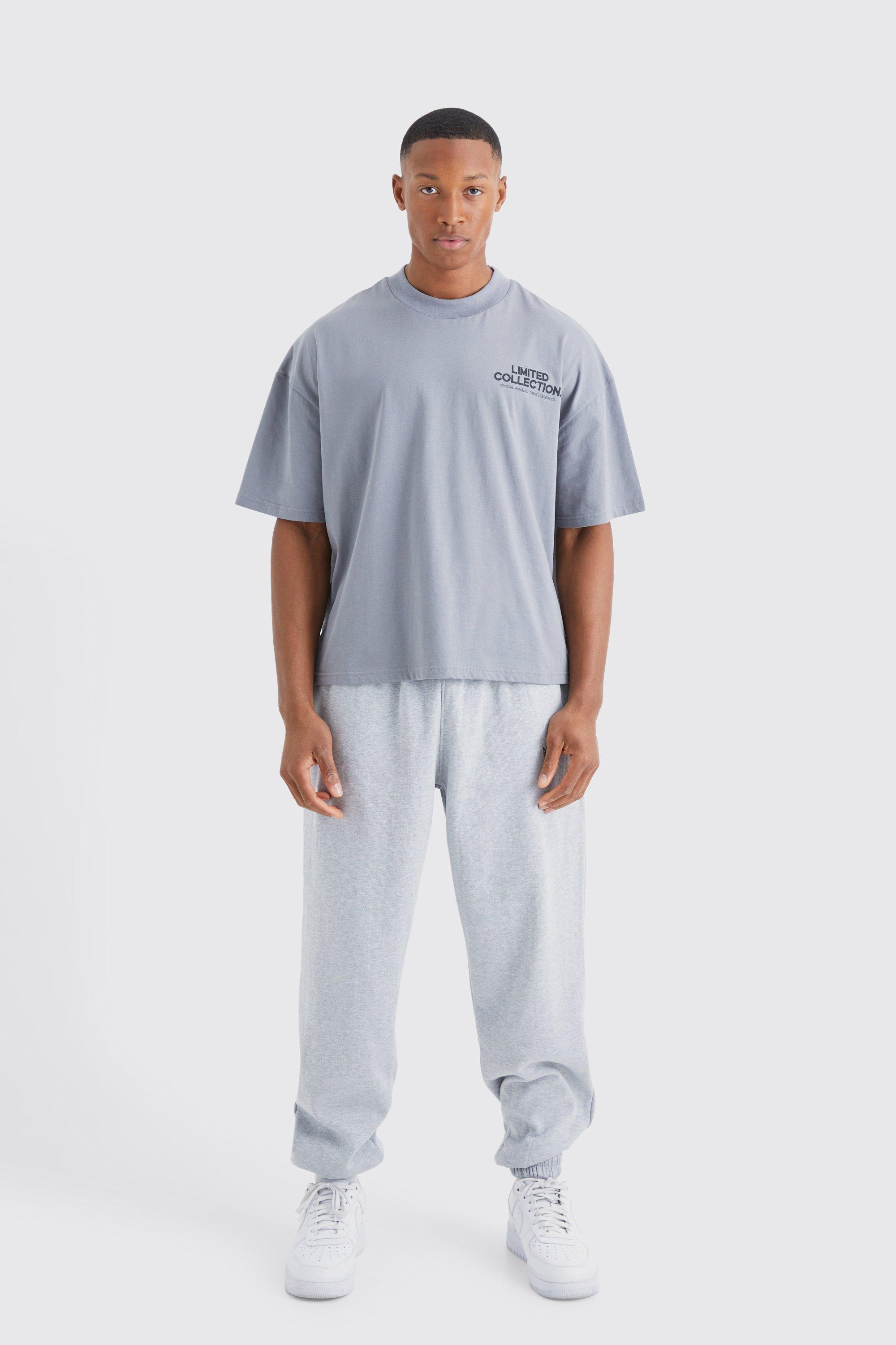 Jogging best sale gris boohoo
